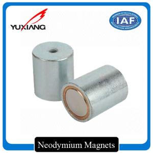 China Deep Pot Holding Neodymium Iron Boron Magnets , Small Neodymium Magnets Custom factory