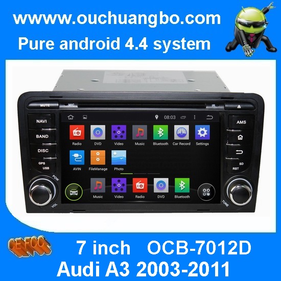 Ouchuangbo Car Radio DVD dual zone for Audi A3 2003-2011 GPS Navigation Stereo Android 4.4