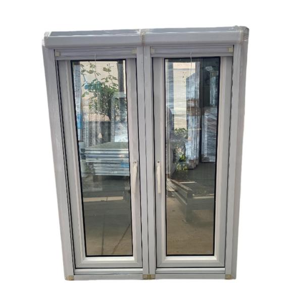 60 PVC Series Glass Casement Windows Single Double Glazed PVC Casement Windows