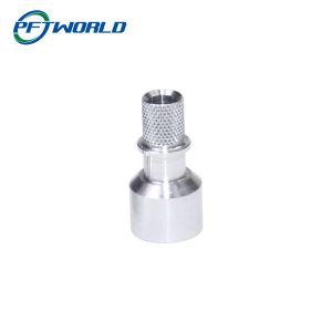 Precision CNC Machined Aluminum Parts Bright Silver Oxidation Can Be Customized