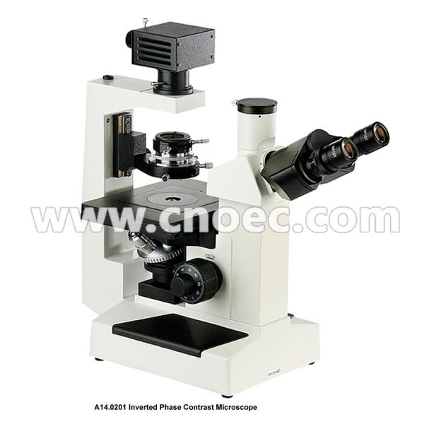 Trinocular Inverted Phase Contrast Microscope Inverted Optical Microscope CE A14