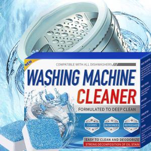 China Washing Machine Effervescent Tablets Disinfection And Dirt Removal Detergent Solid Washing Machine Cleaning Agent factory