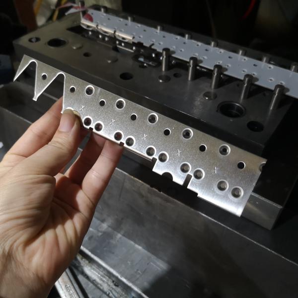 High-Precision Custom Metal Stamping Strip for Connectors – Progressive Die