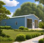 Contemporary Steel Structure Warehouse Commercial Steel Building Workshop Garage