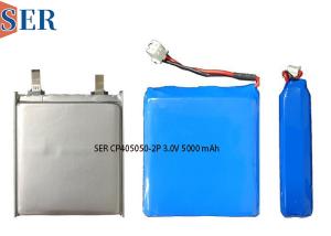 China CP405050-2P 3.0V 5000mAh Lithium Manganese soft package LiMnO2 primary battery pack factory