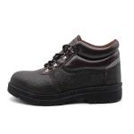 Brown Anti Puncture Safety Shoes Durable Iron Toe Shoes Anti Smash