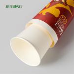 16oz Biodegradable Corrugated Ripple Paper Cup With PLA Lid