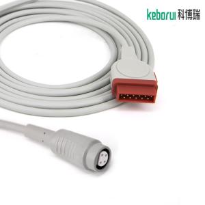 China 320CM GE Marquette Monitor IBP Cable To Mindray Transducer factory