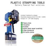 Easy used electric strapping tools semi automatic battery powered handheld PET