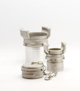 China Aluminum Hose Shank Coupler multi-serrated or composite tail factory