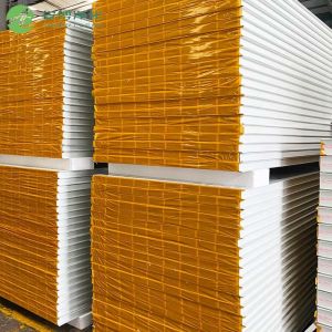 AMBER Double Steel Cleanroom 50mm Insulated Sandwich PU Panel