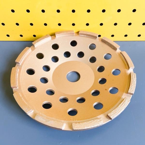 Factory 9inch Laser Welded 230mm Diamond Single Row Grinding Cup Wheel For