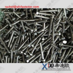 China 904L stainless steel head hex bolt din1.4539 uranus B6 uns n08904 factory