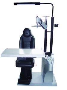 China Custom Color Ophthalmic Chair Unit 90 Degree Table Rotation Range GD7700 factory