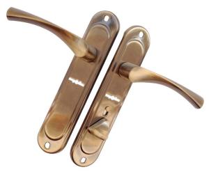 China 35mm - 60mm Door Thickness Door Lock Handle Lockable Door Handle factory