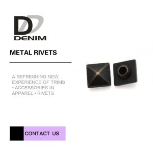 China Metal Rivet without Logo | Silver & Brass | 9 MM/10 MM on sale