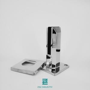 China Stainless Steel 304 or 316 Frameless Glass Spigots Square Model 50x50x160mm D50X50mm x H160mm factory
