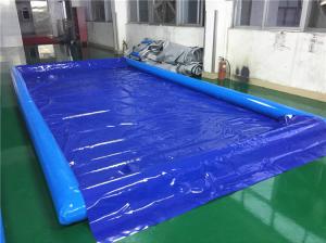 China Durable Inflatable Car Wash Mat / Auto Washing Tool Inflatable Water Containment Mat factory