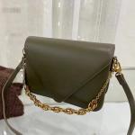 Thick Chain PU Shoulder Bag 26cm Vintage Envelope Bag