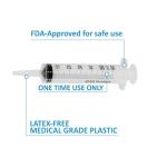 60ml Syringes 1pack disposable Medicine Administration for Adults, Infants,