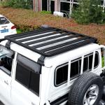 Universal Black Roof Rack for Toyota LC79 Made of Aluminum Alloy and Power