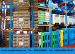 Forklift Warehouse Pallet Racking Systems , 1000-2500kg / Arm Drive Through