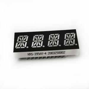 China MSDS 0.39 Inch 4 Digit 16 Segment Numerical LED Display factory
