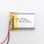 3.7V 250mah 502030 Rechargeable Li Polymer Battery KC Approved