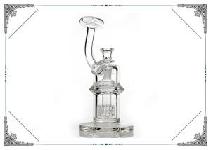 China 8 Inches Matrix Perc borosilicate Glass Water Bubbler Hookah 7MM Thick factory