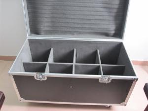 China Easy Install 6 In 1 Packing Aluminum Road Case For Led Slim Multi - Par Light factory