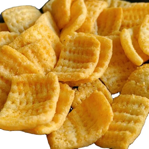 China Exotic Chips Spicy Prawn Crackers Shrimp Slices Chilli Rice Crackers factory