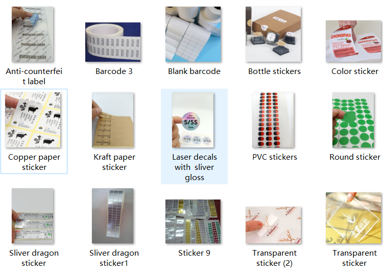 Oil Proof Matte Silver PVC Sticker Labels Custom Printed Strong Adhesive Labels