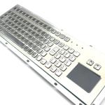 KIOSK IP65 / IK07 Waterproof Stainless Steel Industrial Keyboard With Touch Pad