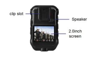China Police Worn Cameras 10 hours video recording IP65 Waterproof DVR factory