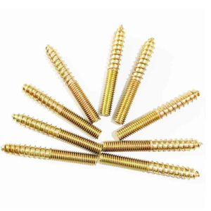 Double Threaded Dowel Hanger Wood Screw Galvanized 150mm Length