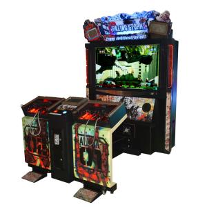 China Razing Storm Arcade Machine Simulator Gun Shooting 55 inches 3D Real Games factory