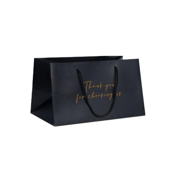 Custom Printed Logo Luxury Gift Paper Bag with Your Own Logo Retail Boutique