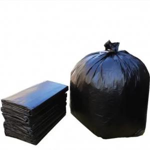 China Black 25 Micron Garbage Bin Liner Poly Separate Recycling Waste Bin Bags on sale