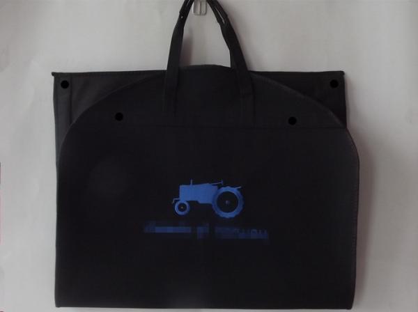 Luxury PVC Leather Hanging embroider suit protector Garment Bag Carry On Suit