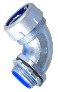 China Type 90 Degree Angle Flexible Conduit Liquid Tight Connector , Flexible Conduit Angle Type factory