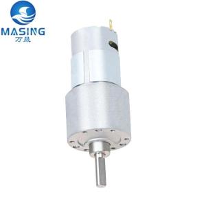 China Rs-385 Rs-395 Dc Motor With 37mm Gearbox Dc 12v Gear Motor High Torque Brushed Gear Motor factory