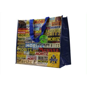 Portable Laminated Woven Carry Bags With Handle Easy To Use Customized Size