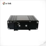 Mini Industrial 1-Port 100/1000X SFP to 2-Port 10/100/1000T 30W PoE+ Media