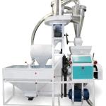 Silver Automatic Multifunction Corn Flour Grinding Machine 7.5kw
