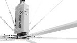5 Blade Hvls Fan High Airflow Low RPM Ceiling Fan For Distribution Centers