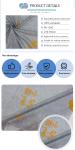 100% Polyester Mattress Fabric Warp Knitted Printed Gold Powder Cloth
