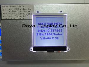 China 3.3V Power Supply COG LCD Module STN Positve 128*128 Dots NT7541 Driver factory