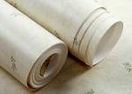Non Woven Rustic Floral Wallpaper With Printed Surface Technics , Asian Style