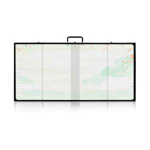 China P12.5 - P25 LED Transparent Screen 6000nit Large Format Display Screen factory