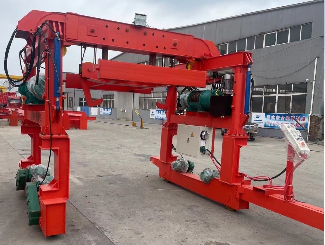 Metro Track laying crane, China good quality dt10t gantry crane, track laying plate transport crane, hydraulic elevator